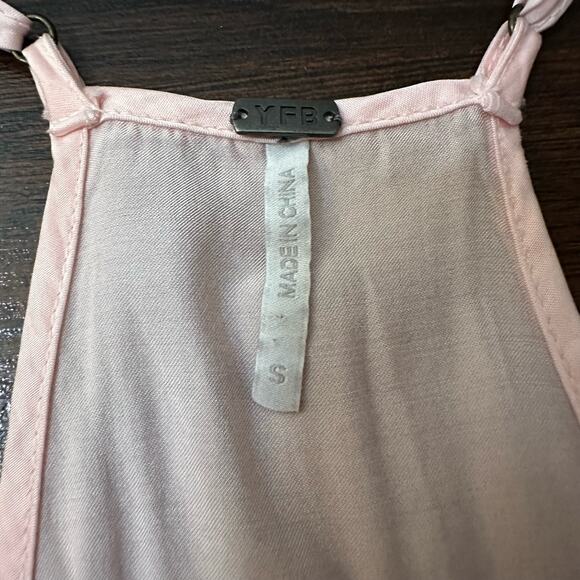 Young, Fabulous & Broke pink & purple dip-dyed ombre tank top size S - Picture 6 of 11